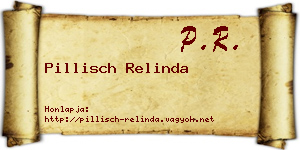 Pillisch Relinda névjegykártya